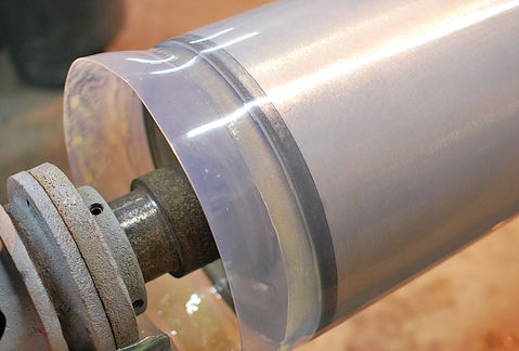 Fluoro-Clear (FEP) heat-shrink sleeve in production at Fluoron's Elkton Maryland facility